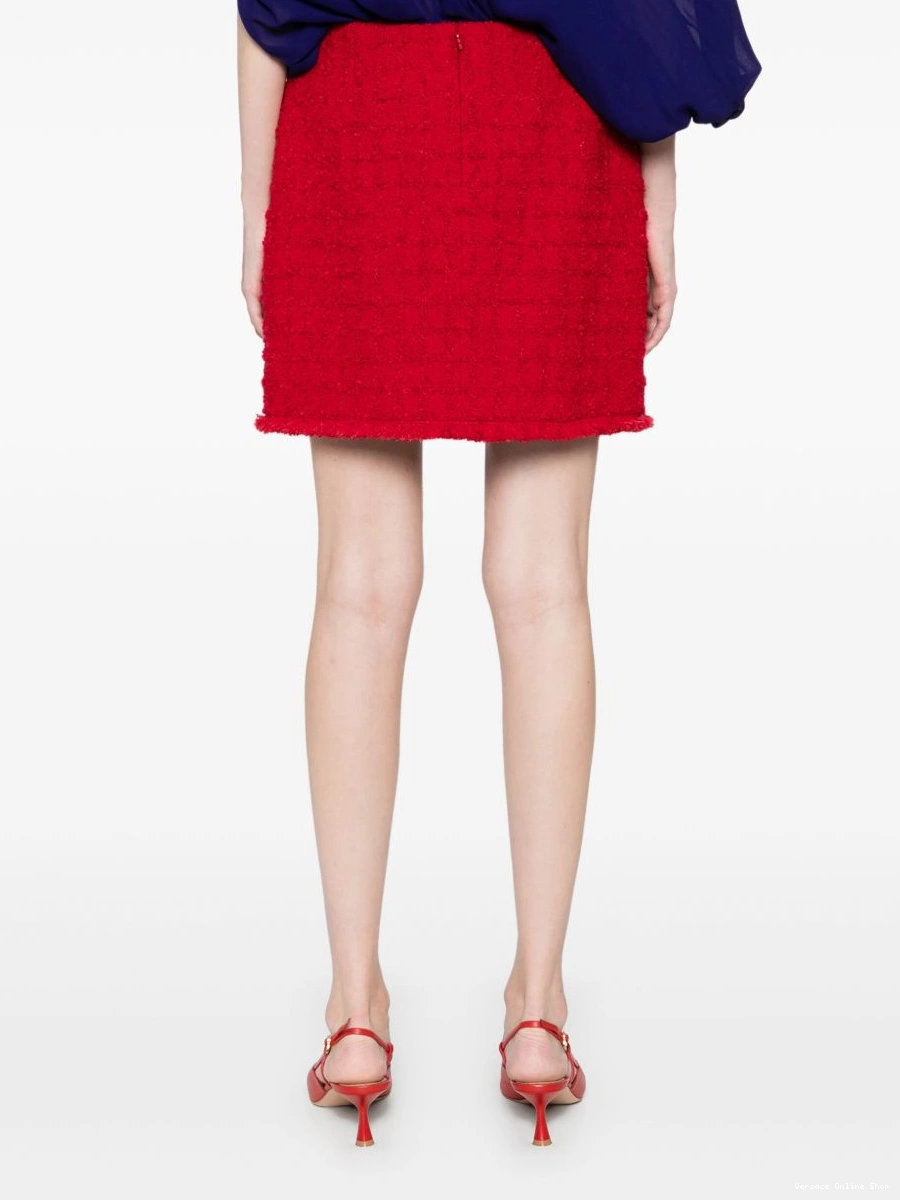 Cheap Versace tweed mini Heritage Women skirt 0824